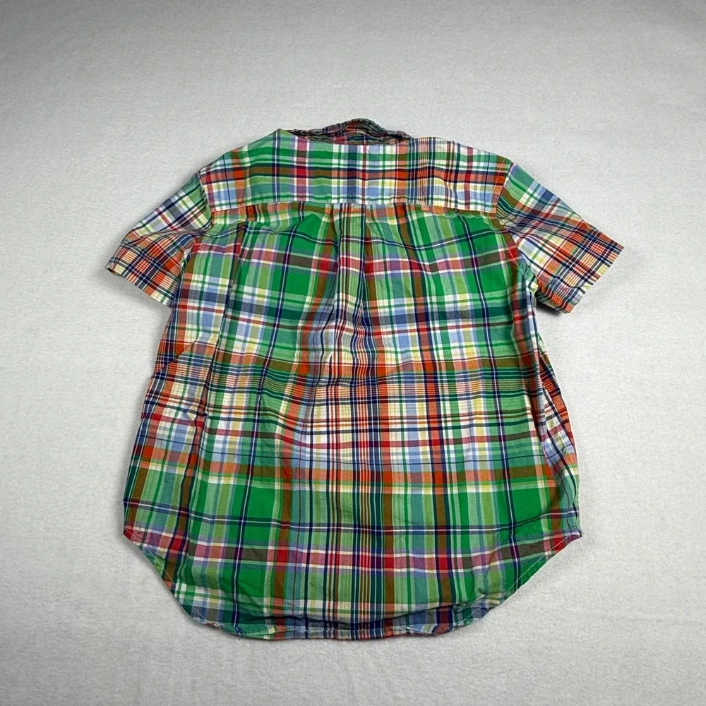 Ralph Lauren Kids Button Down Shirt‎ Plaid Short Sleeve Size 4 4T